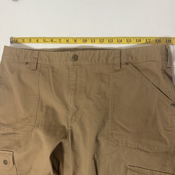 Duluth Flex Fire Hose Bootcut Work Pants Womens 16 x 30 Duck Canvas Reinforced - Picture 6 of 8